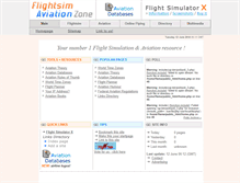 Tablet Screenshot of flightsimaviation.com